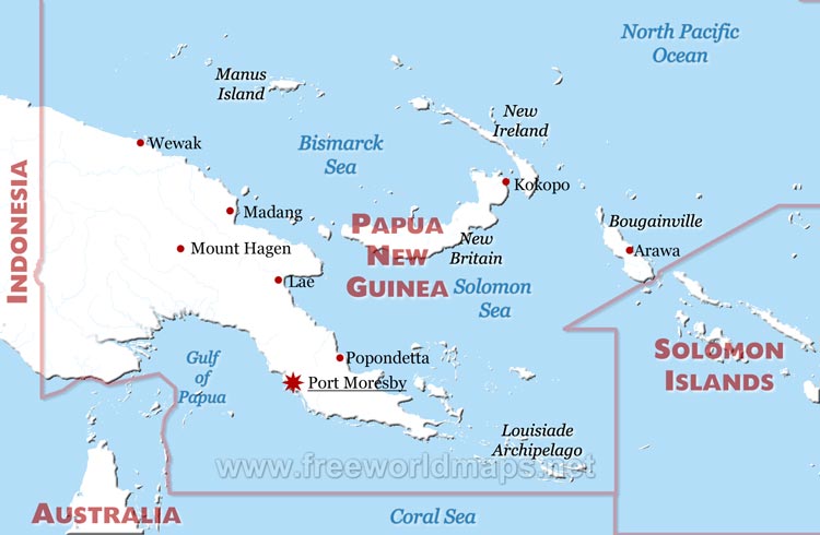 Download this Papua New Guinea Map... picture